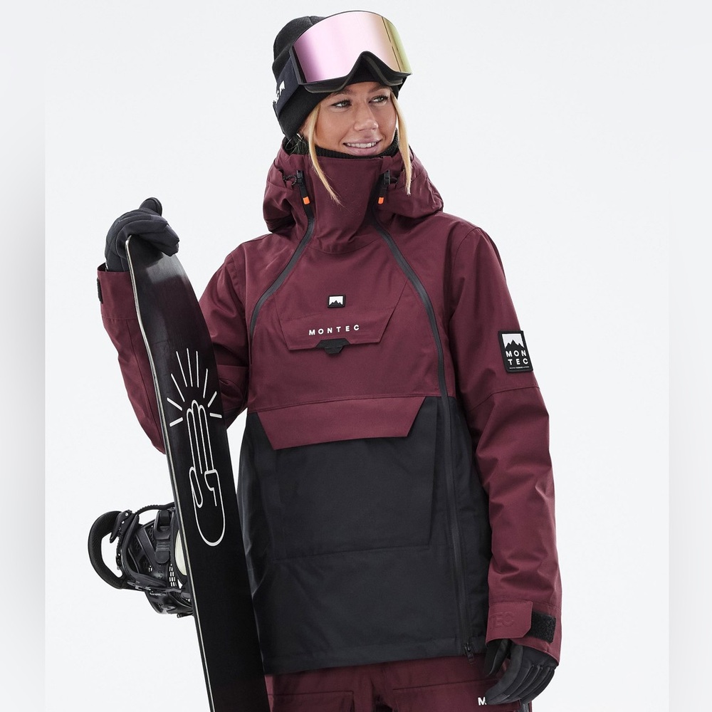 Montec Doom Women’s Ski/Snowboard Shell Jacket - Maroon
